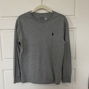 Polo by Ralph Lauren Gray Long-Sleeve Crew Neck Tee